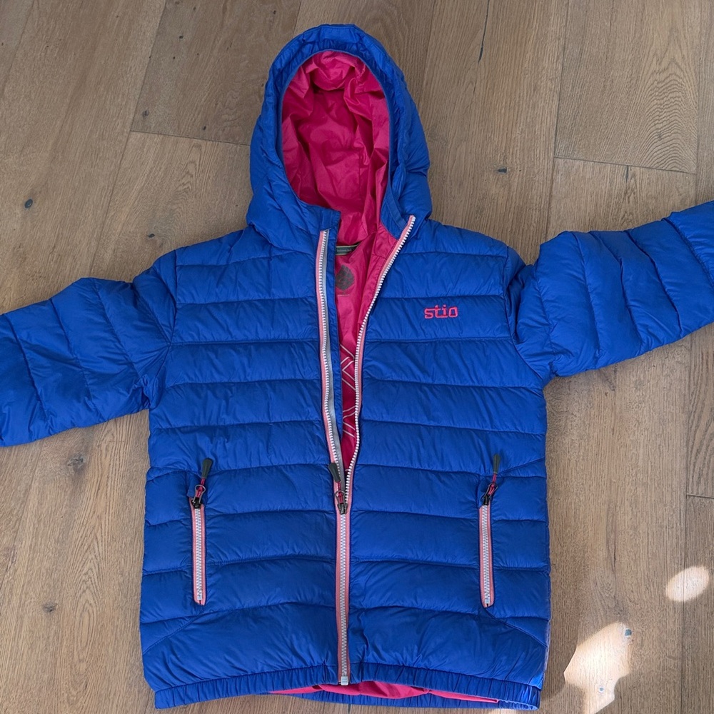 Stio Kids Blue Puffer Jacket